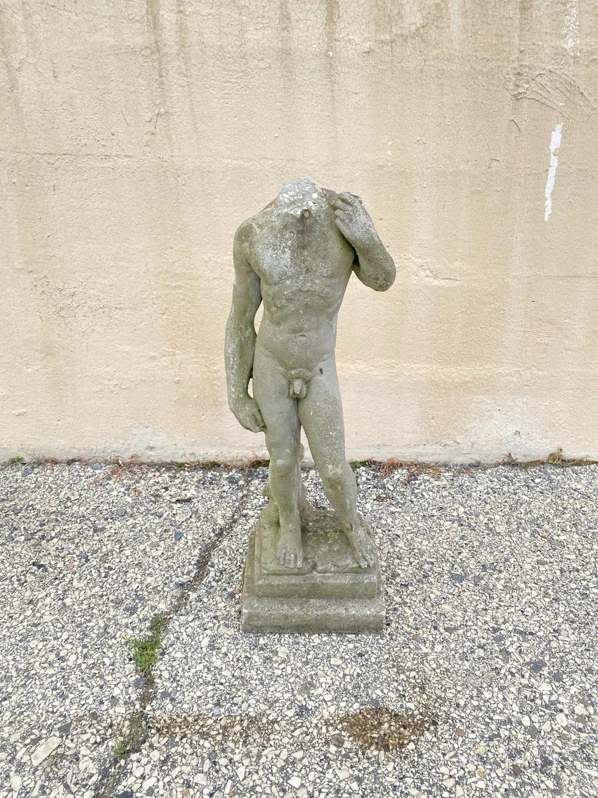 Antique Cast Stone Concrete Small 24