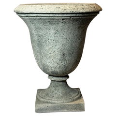 Antique Cast Stone Urn Planter – Victorian English Jardiniere