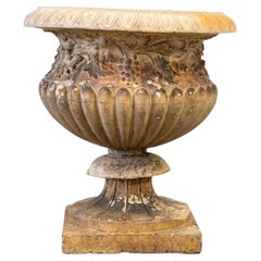 Antique Cast Terracotta Stone Urn  G Jennings