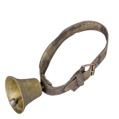 Antique Casted Bronze Cattle Bell Made in Switzerland ca. 1900s