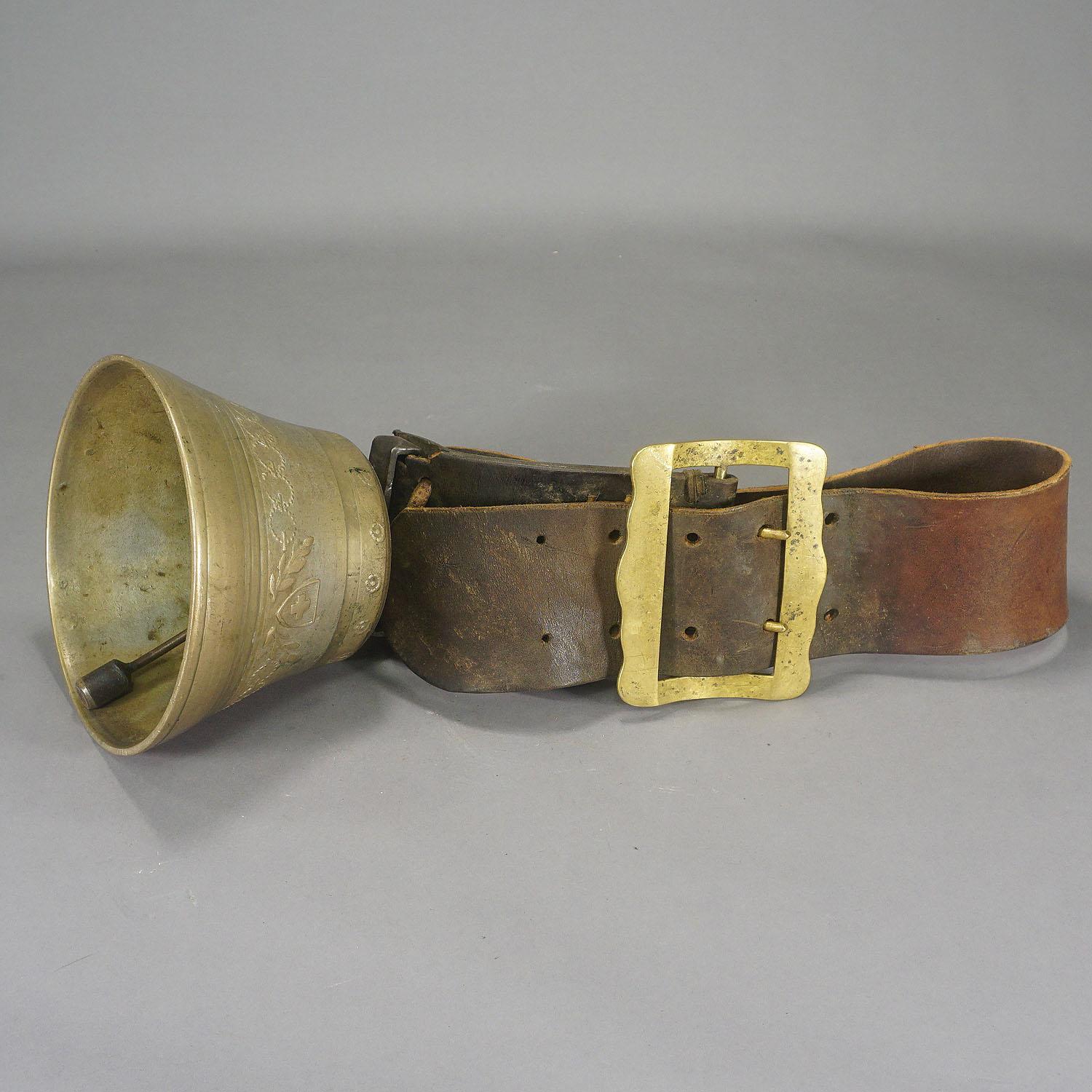 antique brass cow bells