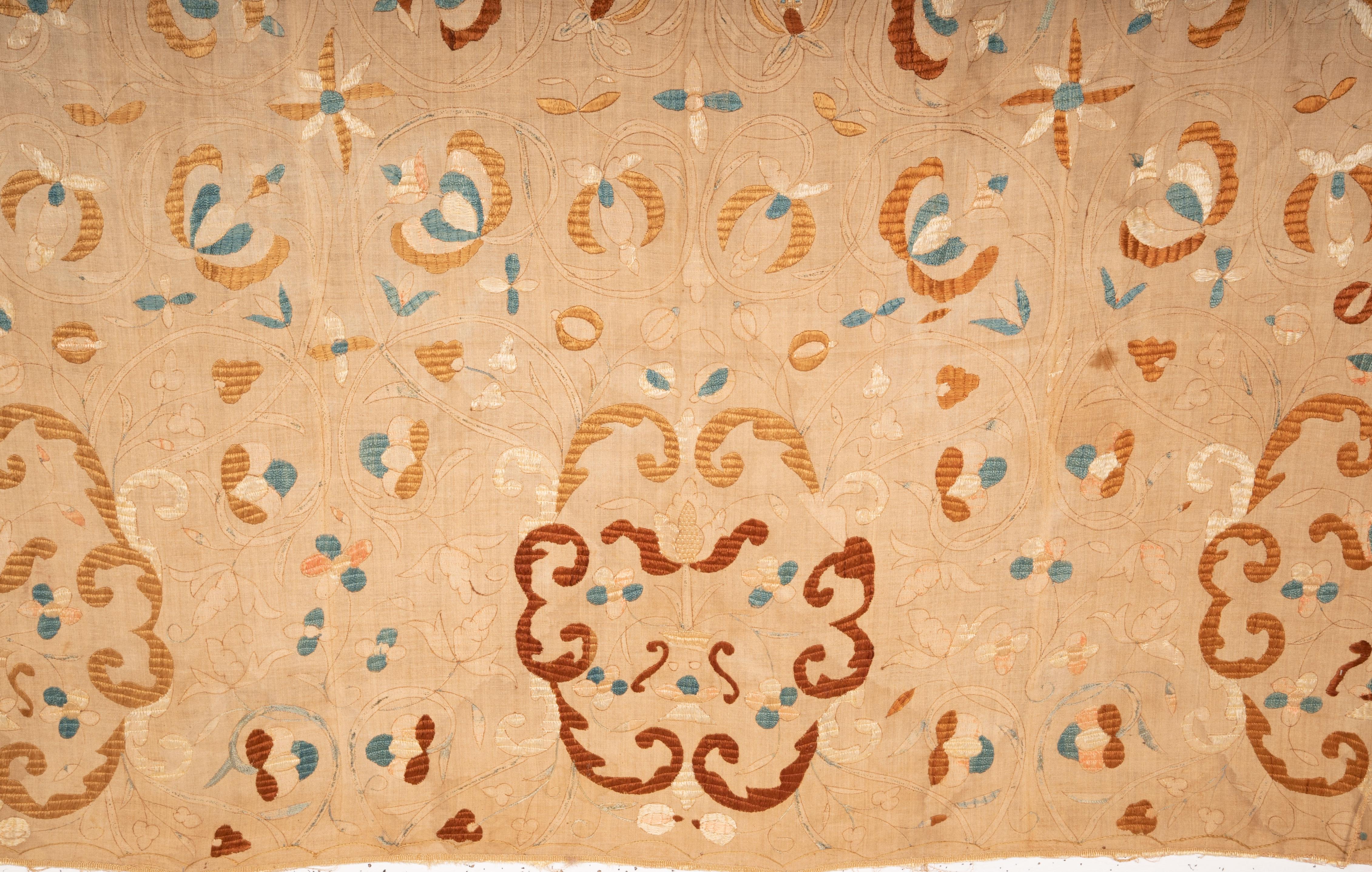 Embroidered Antique Castello Branco Embroidery, 1800s