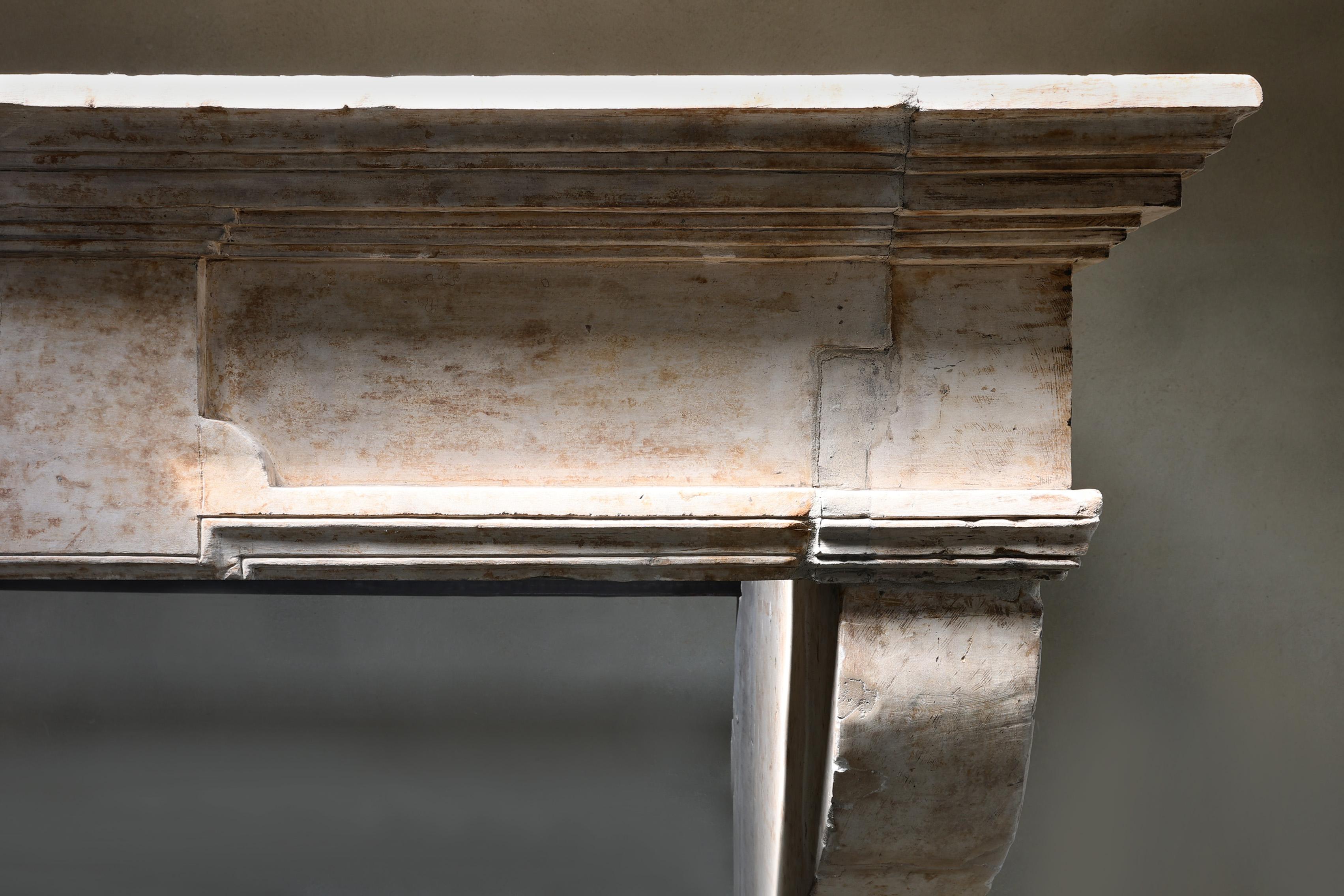 Other Antique castle fireplace in style of Louis XIII, 19th century For Sale