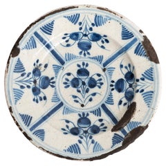 Antique Catalan Ceramic Plate – Early 20th Century