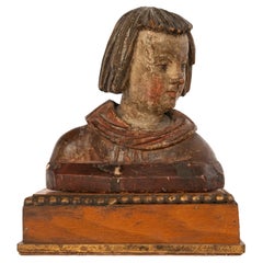 Used Catholic German Renaissance Carving Bust Stephan Rottaler Landshut 1500