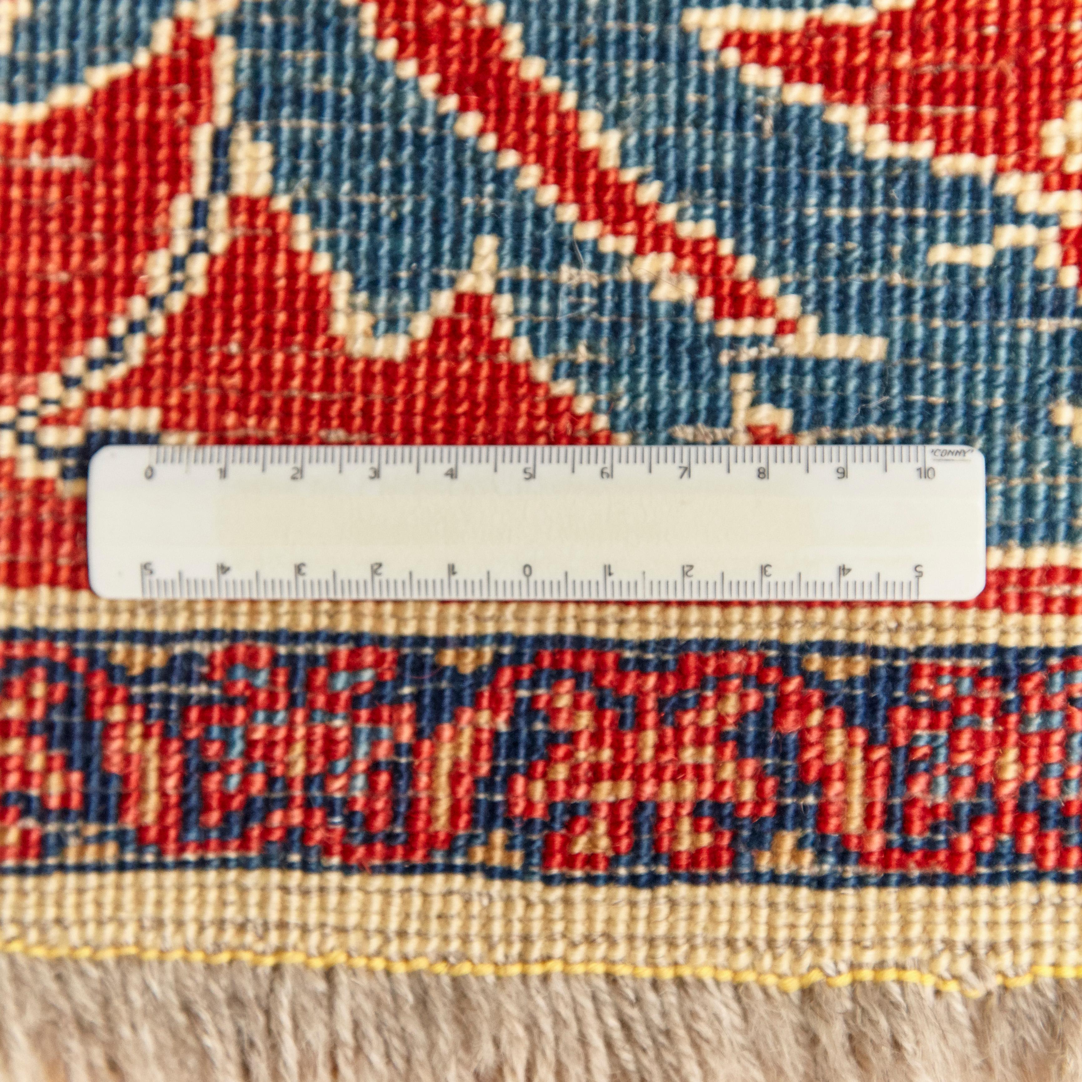 Antique Caucas Armenia Leshghi Hand Knotted Wool Rug, circa 2000 12