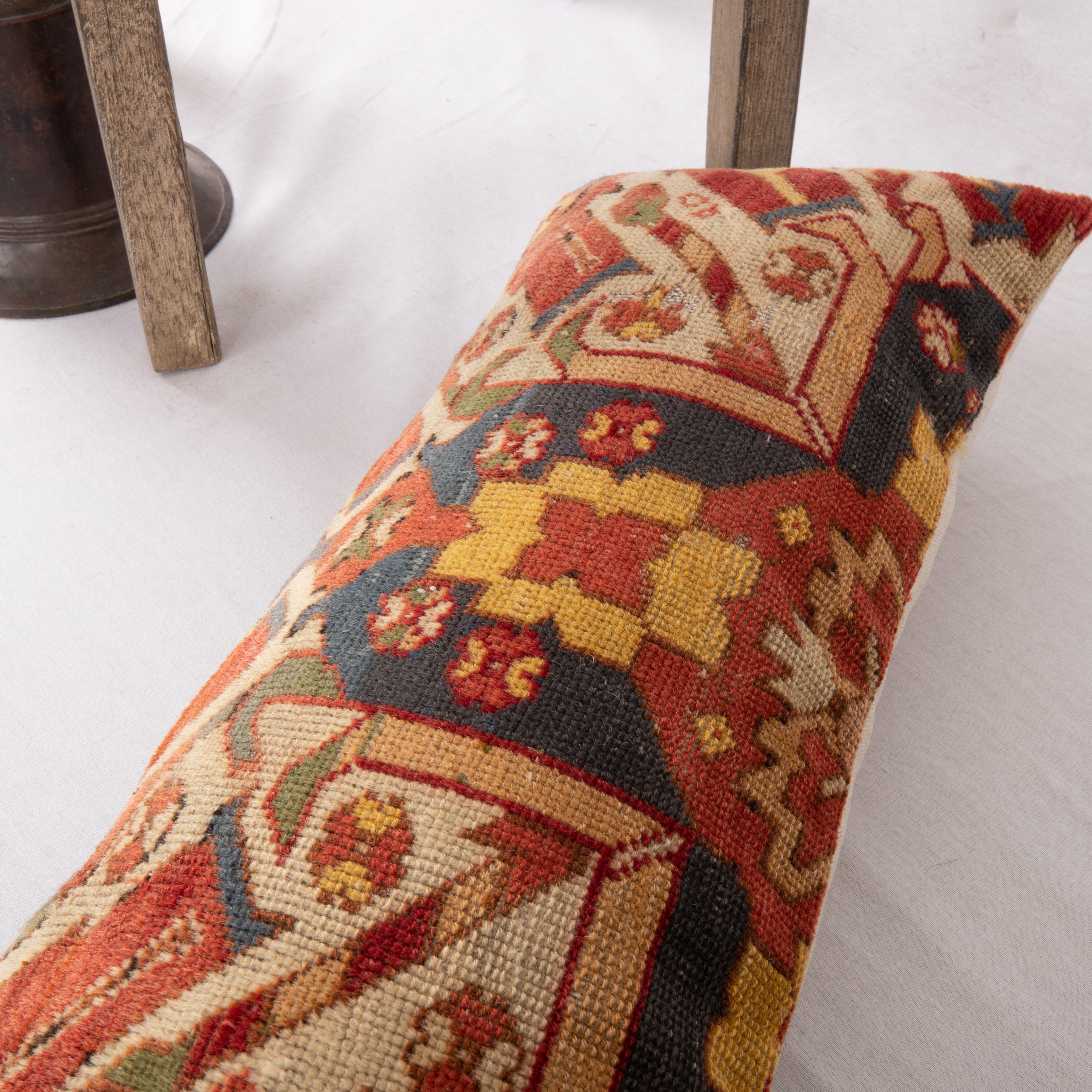 20th Century Antique Caucasaian Rug Pillow Cover, Early 20th C For Sale