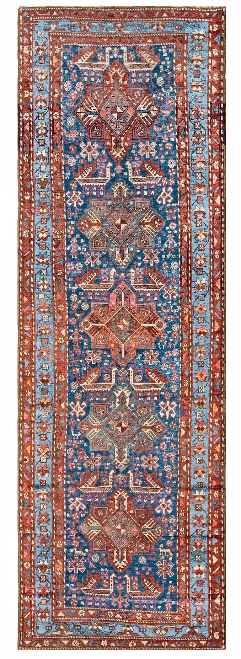 Antique Caucasian, Akstafa Rug In Good Condition For Sale In New York, NY