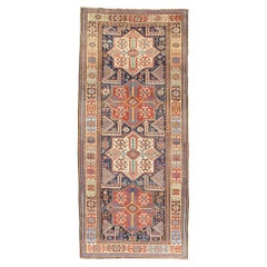 Antique Caucasian Akstafa Runner, 19th Century