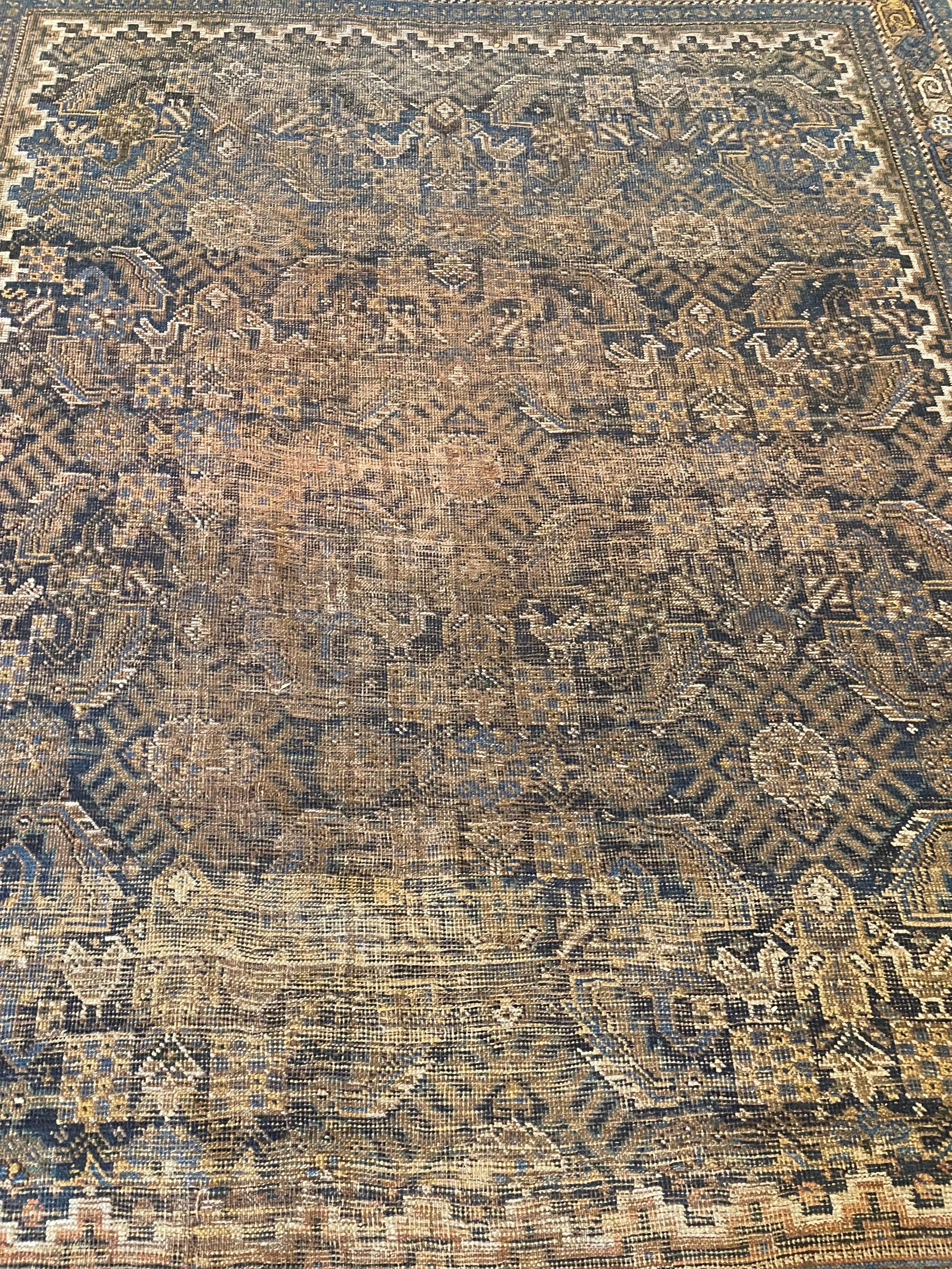 20ième siècle Tapis caucasien ancien, début du 20e siècle en vente