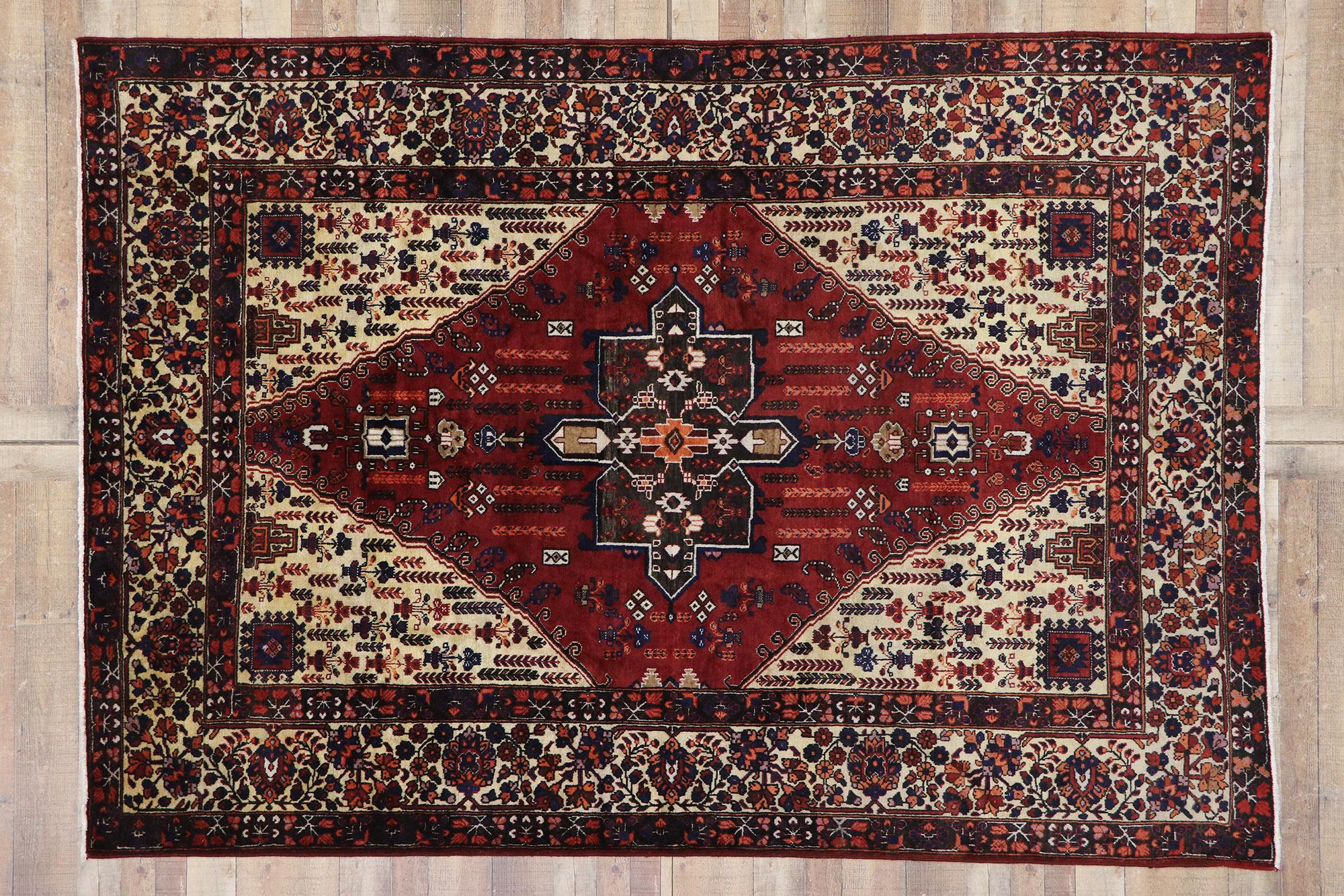 Wool Antique Caucasian Azerbaijan Rug For Sale