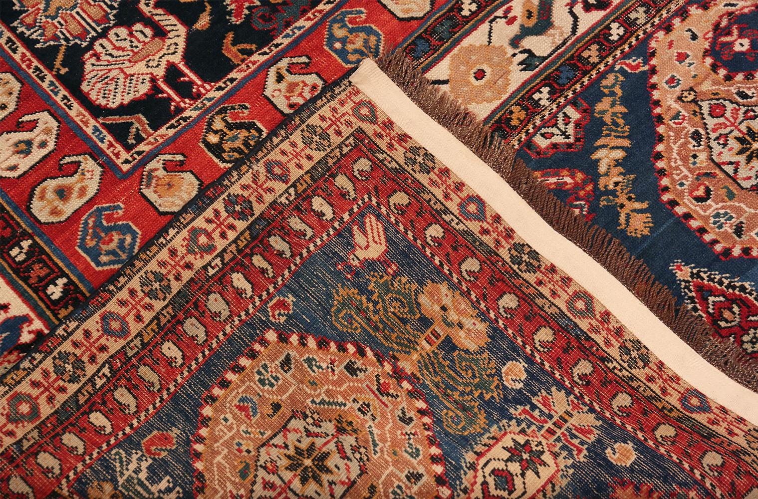 19th Century Nazmiyal Collection Antique Caucasian Baku Khila Rug. 6 ft 7 in x 7 ft 10 in