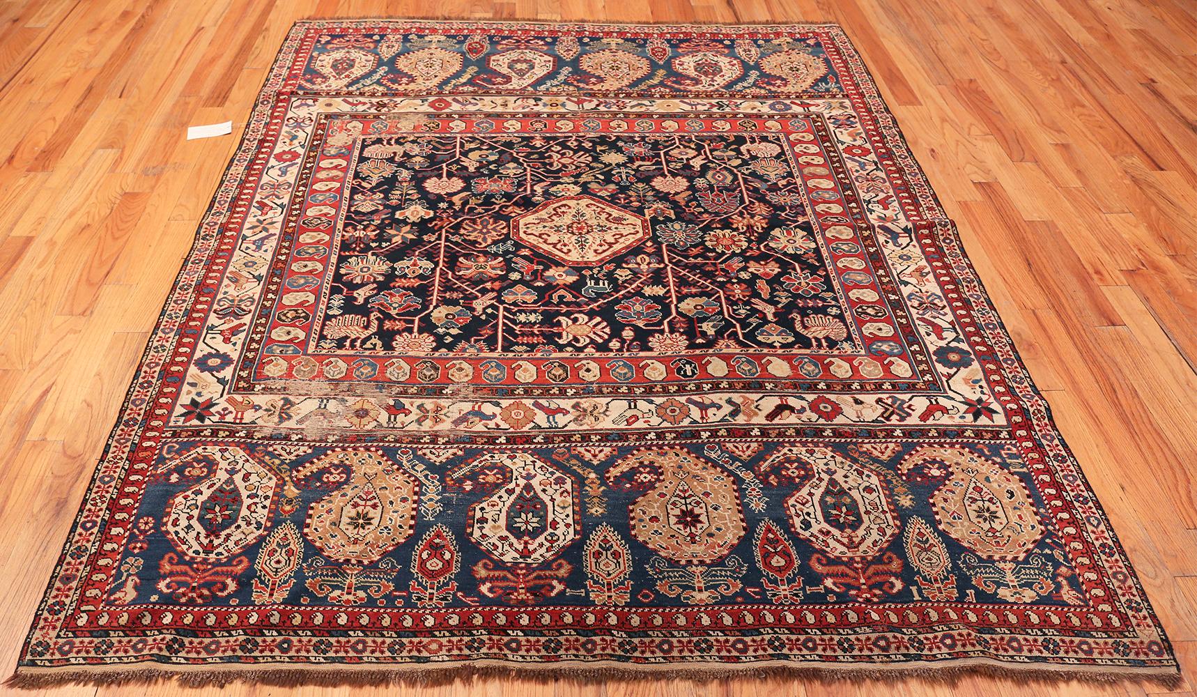 Wool Nazmiyal Collection Antique Caucasian Baku Khila Rug. 6 ft 7 in x 7 ft 10 in