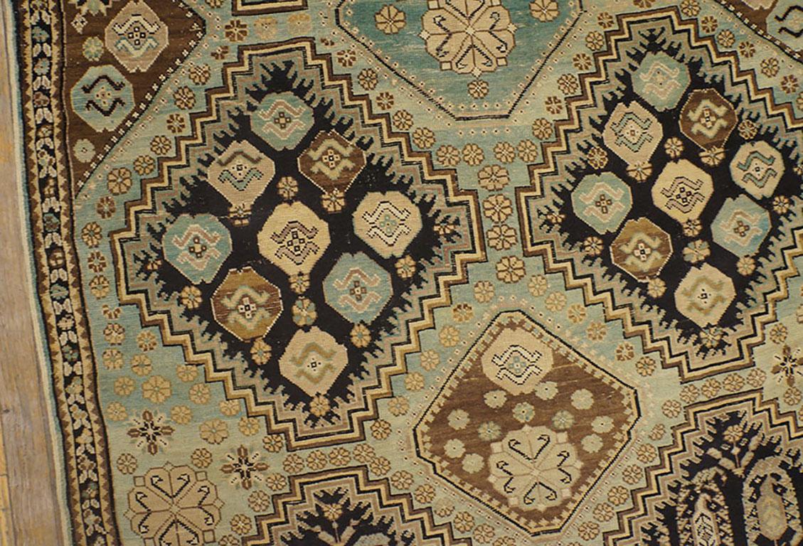 Late 19th Century 19th Century Caucasian Baku Carpet ( 4'4