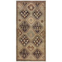 Antique 19th Century Caucasian Baku Carpet ( 4'4" x 8'8" - 133 x 265 cm ) 