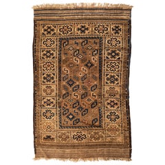 Antique Caucasian Baluch Carpet, circa 1920s-1930s
