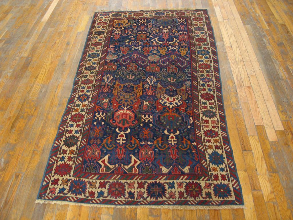Kazak 19th Century Caucasian Bidjov Carpet ( 3'7