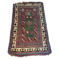 Antique Caucasian Borchalu Kazak Rug, circa 1860s 4.1' x 6.2' - 1B964