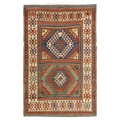 Ancien tapis caucasien Bordjalou Kazak