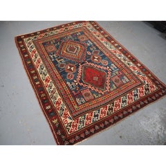 Antique Caucasian Bordjalou Kazak, Tribal Folk Art, Circa 1880