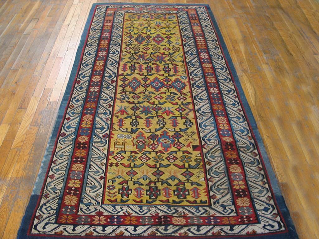 Hand-Knotted Antique Caucasian, Chi-Chi Rug For Sale