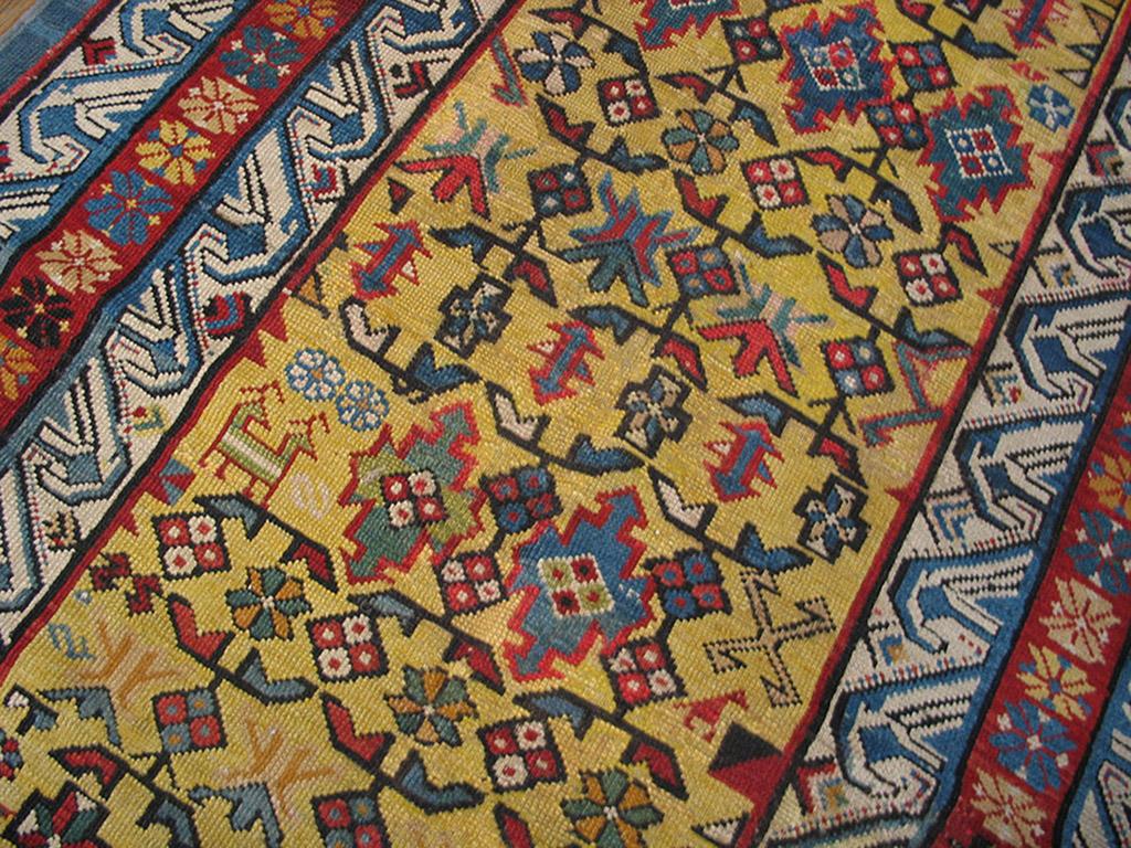 Antique Caucasian, Chi-Chi Rug In Good Condition For Sale In New York, NY