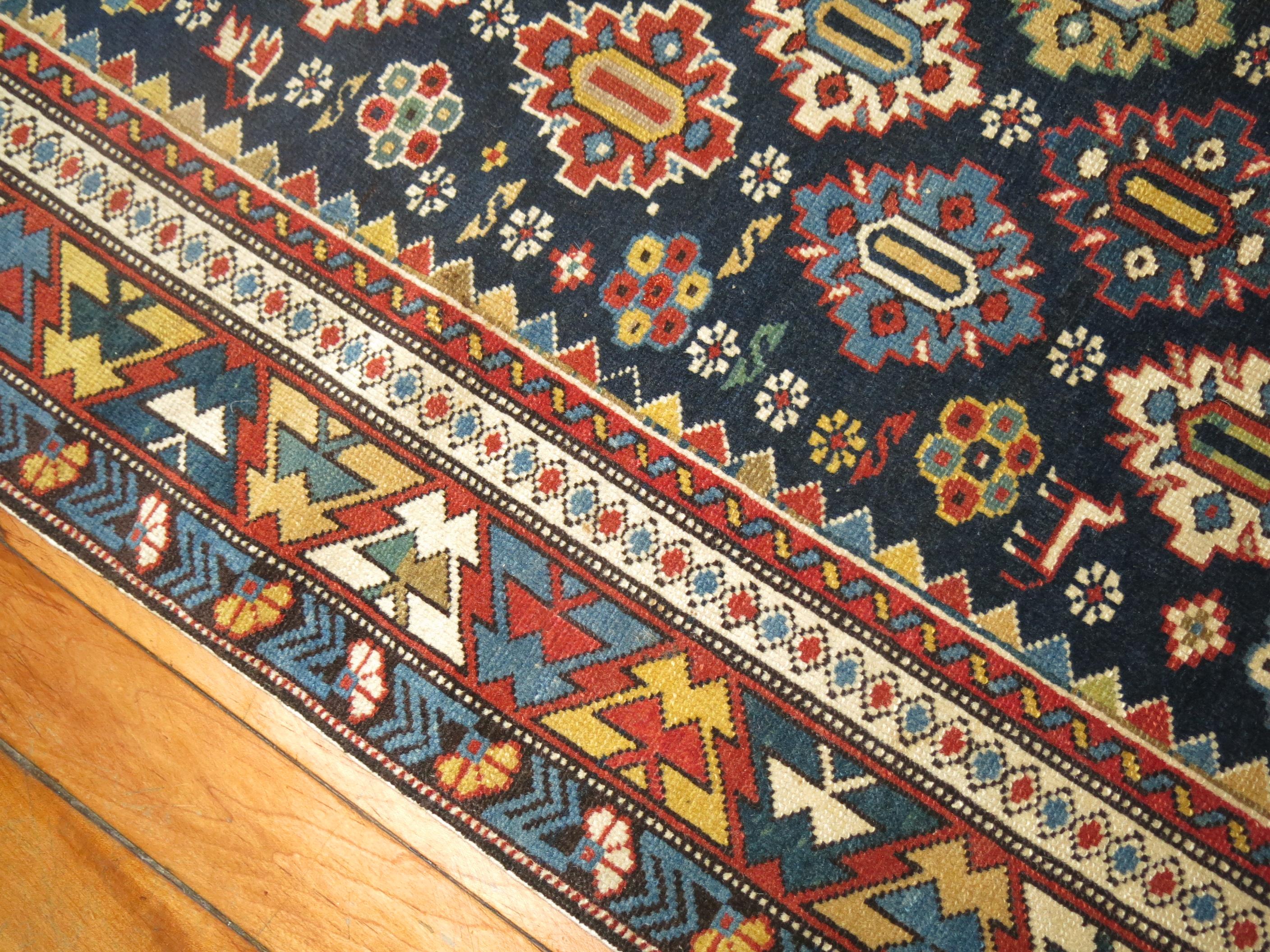 Antique Caucasian Chi-Chi Rug In Good Condition In New York, NY