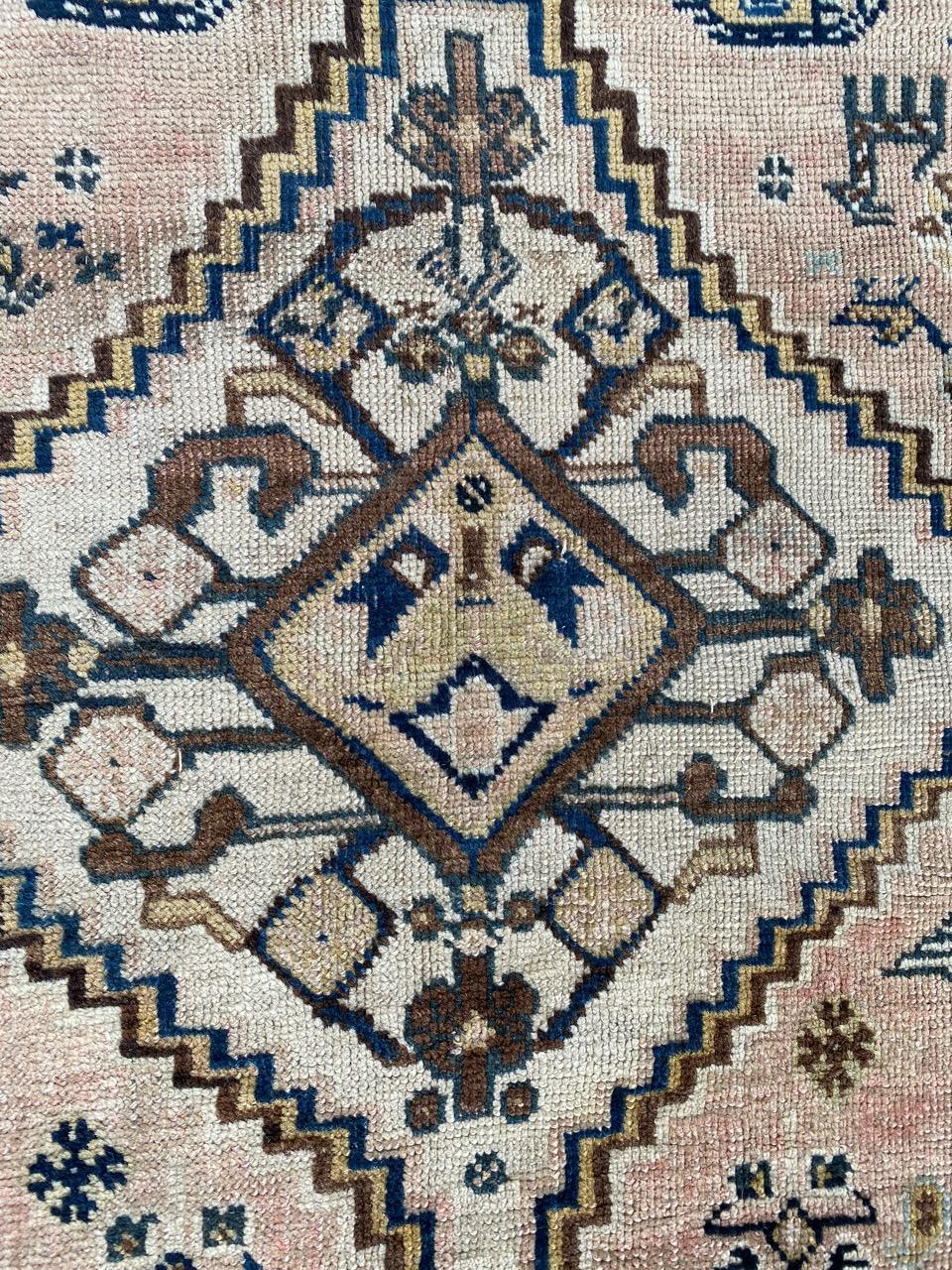 Hand-Knotted Antique Caucasian Chirwan Karabagh Rug