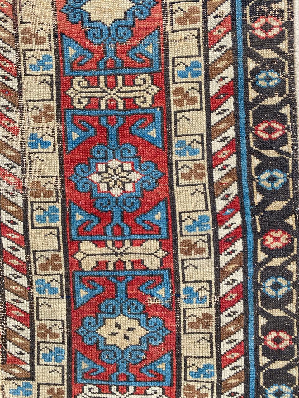 Bobyrug’s Antique Caucasian Chirwan Rug For Sale 7