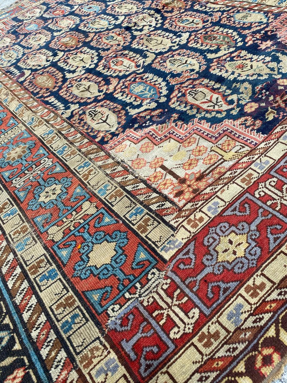 Bobyrug's Antiker Kaukasischer Chirwan-Teppich im Angebot 10