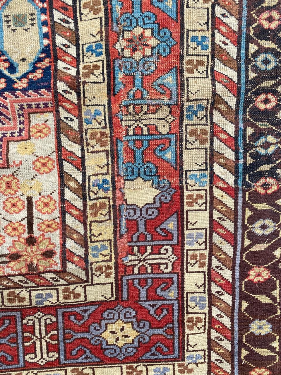Bobyrug's Antiker Kaukasischer Chirwan-Teppich im Angebot 11