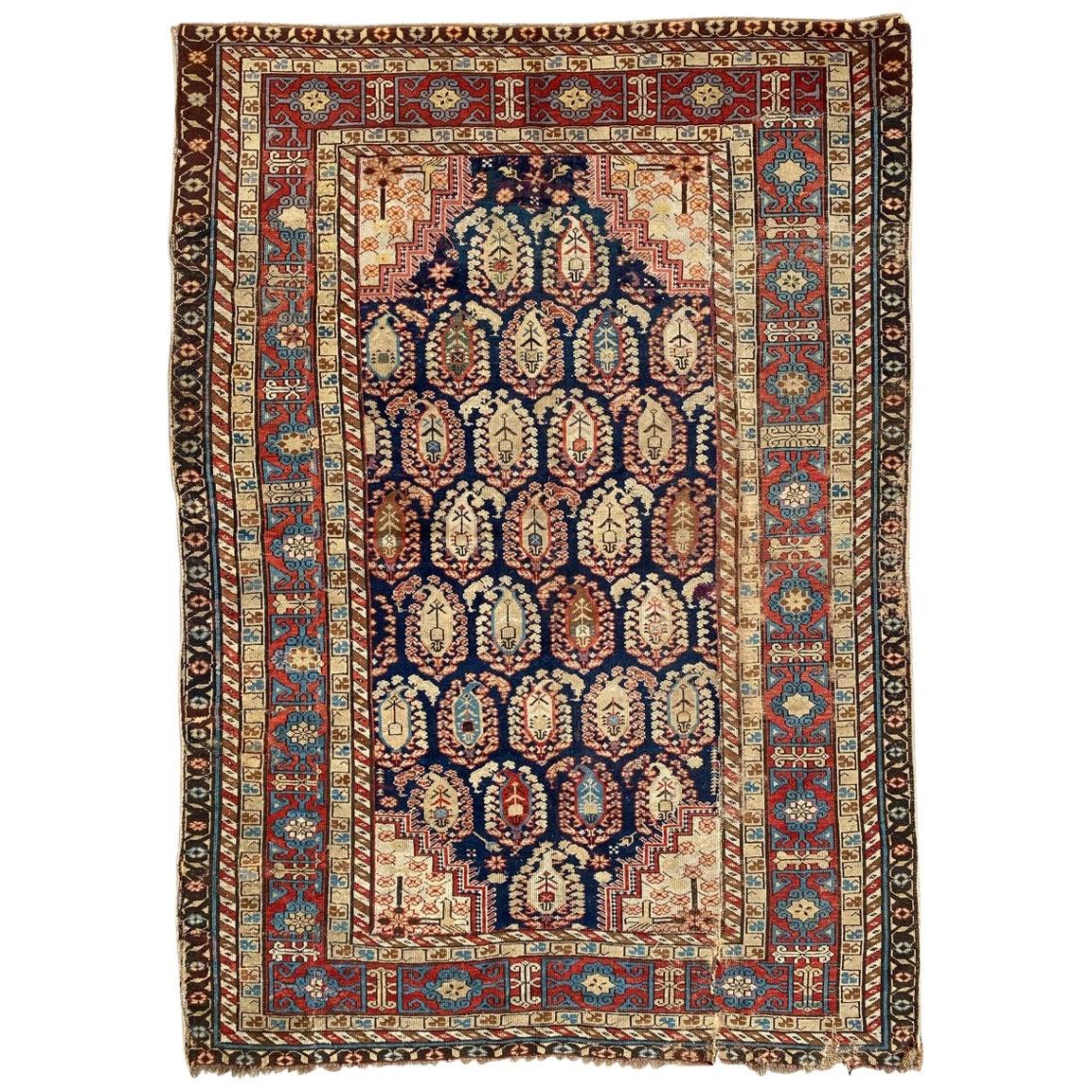 Bobyrug's Antique Caucasian Chirwan Rug (tapis caucasien antique)