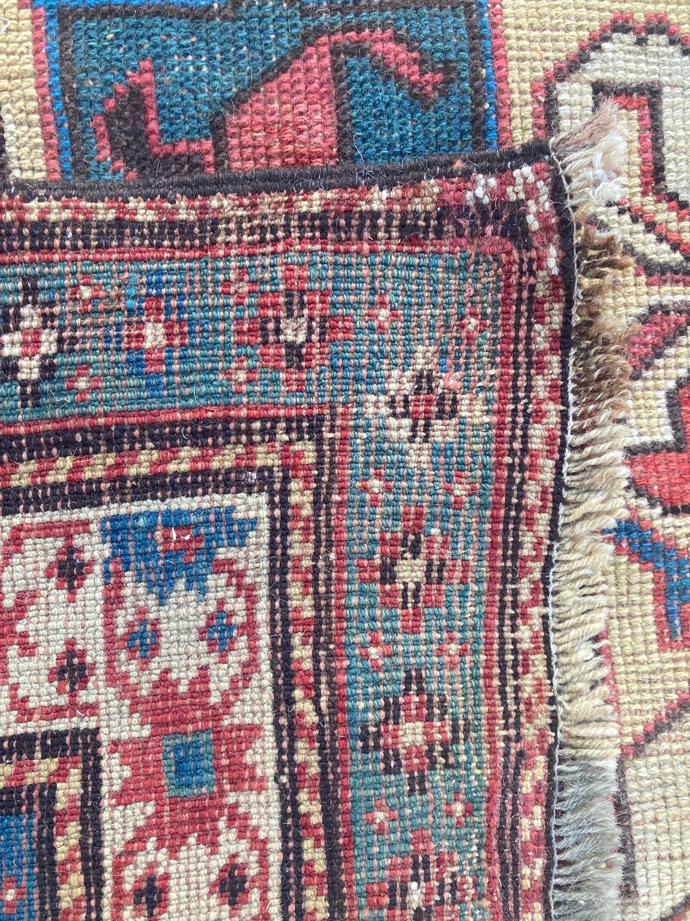Antique Caucasian Chondoresk Rug 1.94m x 1.17m For Sale 15