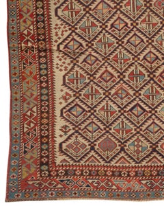 Antique Caucasian Dagestan Rug, circa 1880