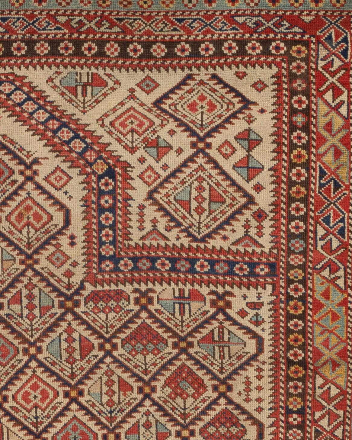 Antique Caucasian Dagestan Rug, circa 1880 In Good Condition For Sale In Secaucus, NJ