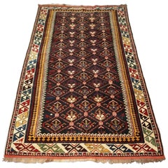 Tapis ancien du Daghestan, d'origine caucasienne, avec Design/One, circa 1900