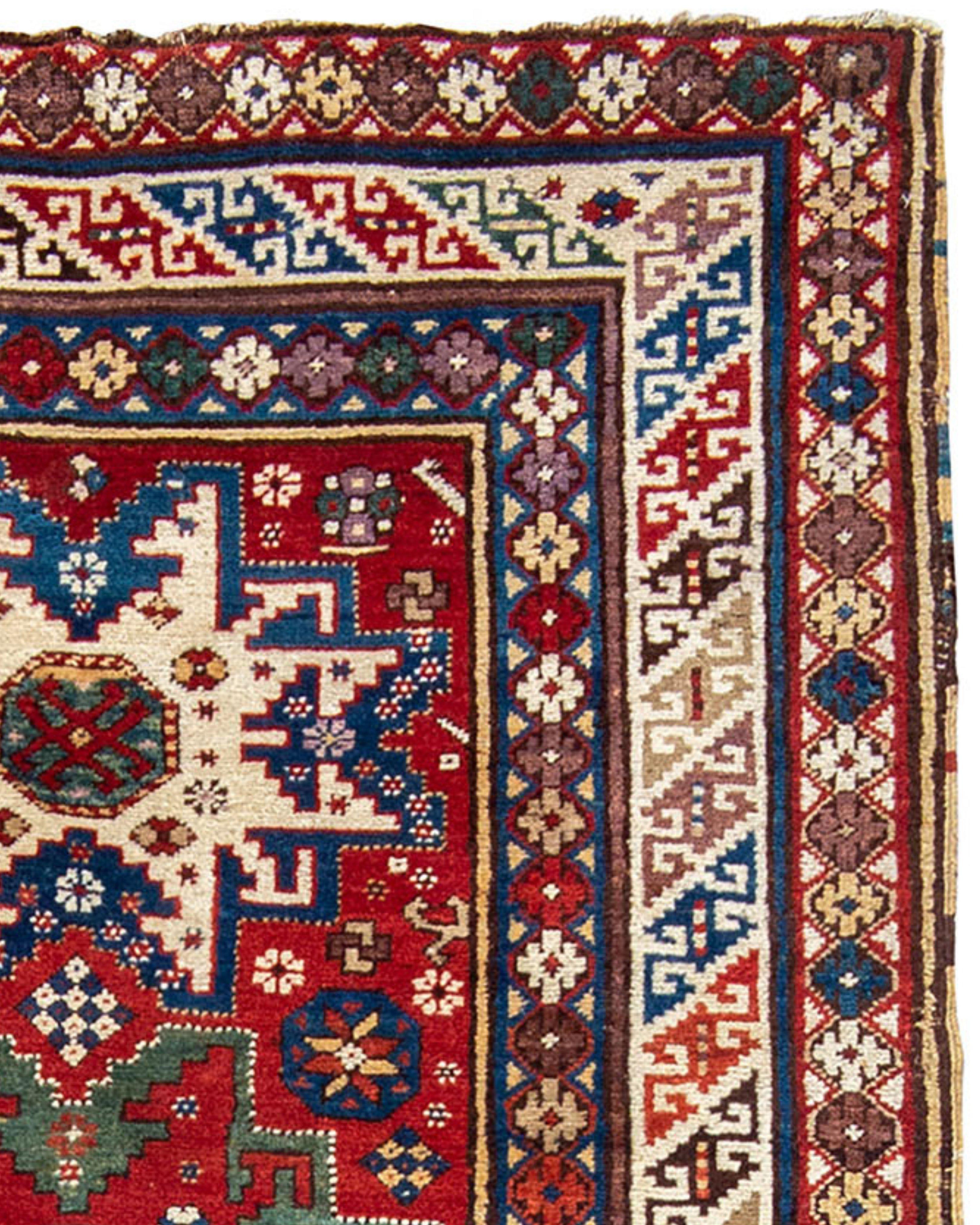 Antique Caucasian Derbend Long Rug, Late 19th Century

This stunning Derbend from the Caucasus features

Additional Information:
Dimensions: 5'0