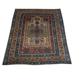 Antique Caucasian Derbent Rug of Prayer Rug Design