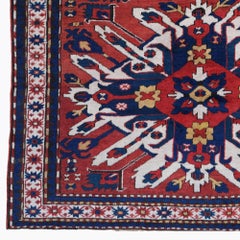 Antique Caucasian Eagle Rug - Late 19th Century
