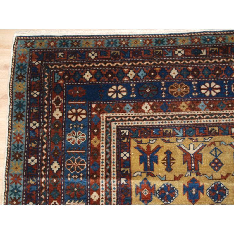 Antiker kaukasischer Erivan-Teppich R-1652 im Zustand „Hervorragend“ im Angebot in Moreton-In-Marsh, GB