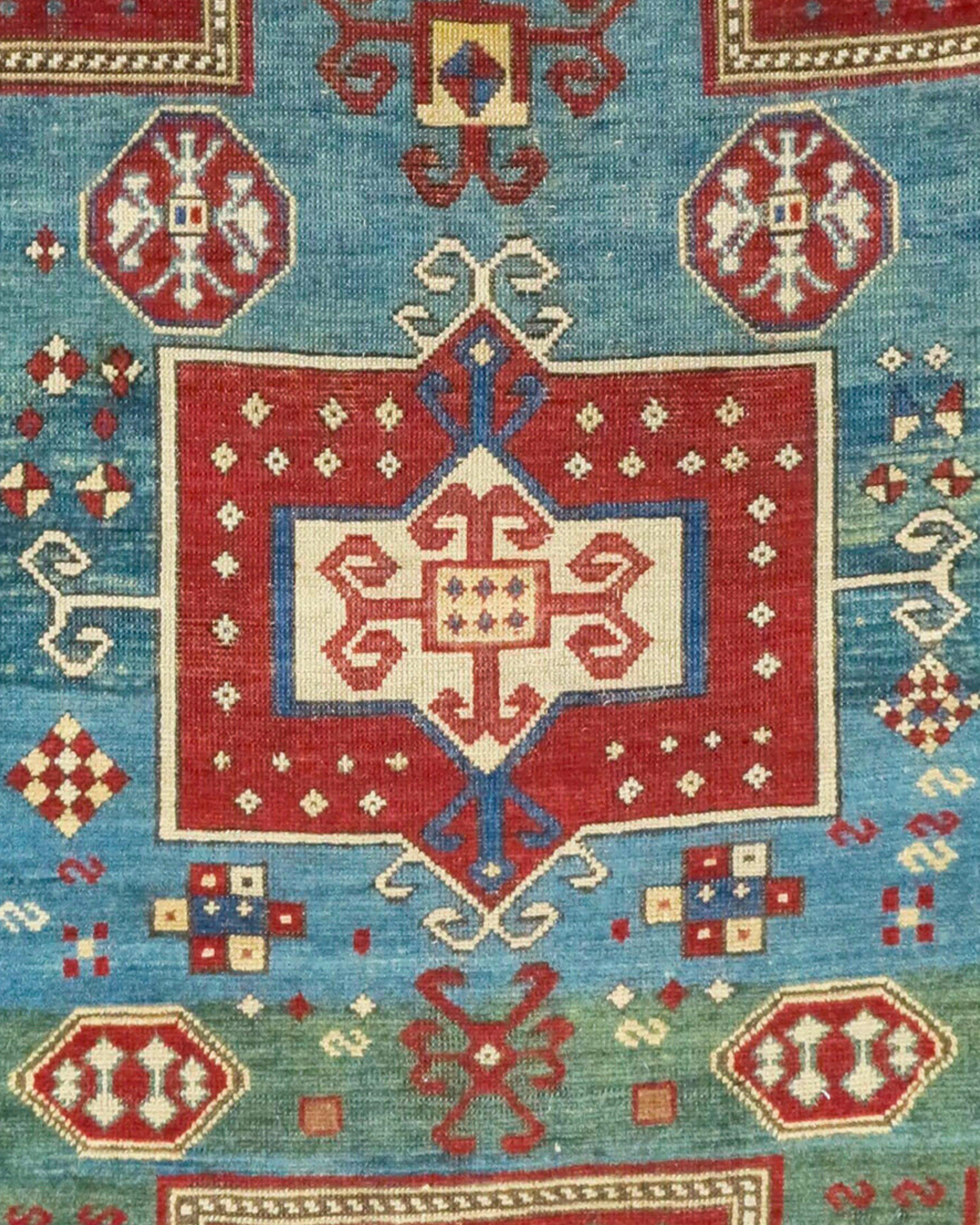 Antique Caucasian Fachralo Kazak Prayer Rug, 19th Century

Additional Information:
Dimensions: 3'6