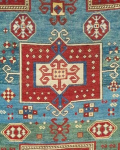 Antique Caucasian Fachralo Kazak Prayer Rug, 19th Century