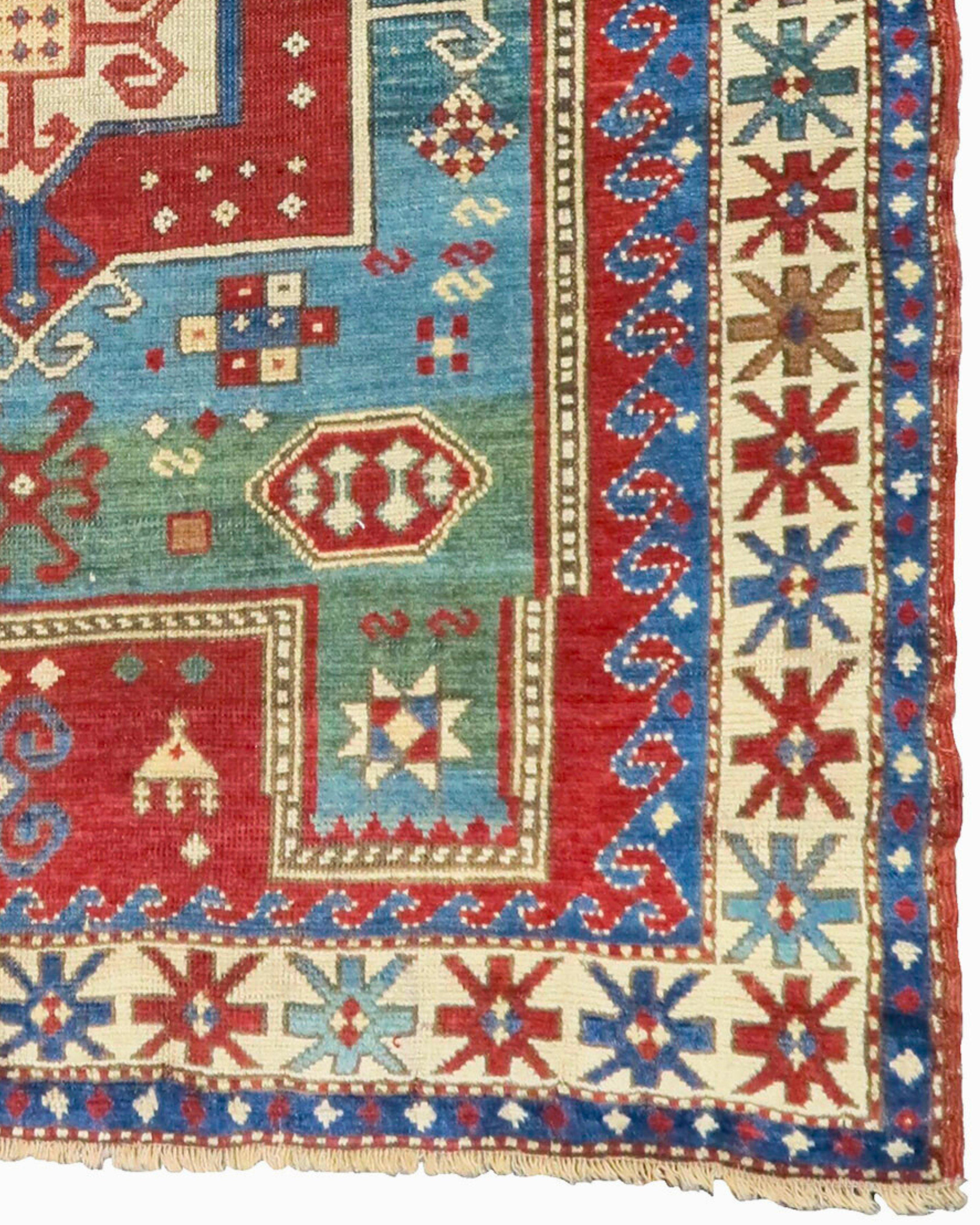 Antique Caucasian Fachralo Kazak Prayer Rug, 19th Century For Sale 1