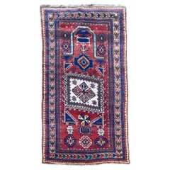Antique Caucasian Fachralo Kazak Prayer Rug 2.48m x 1.30m