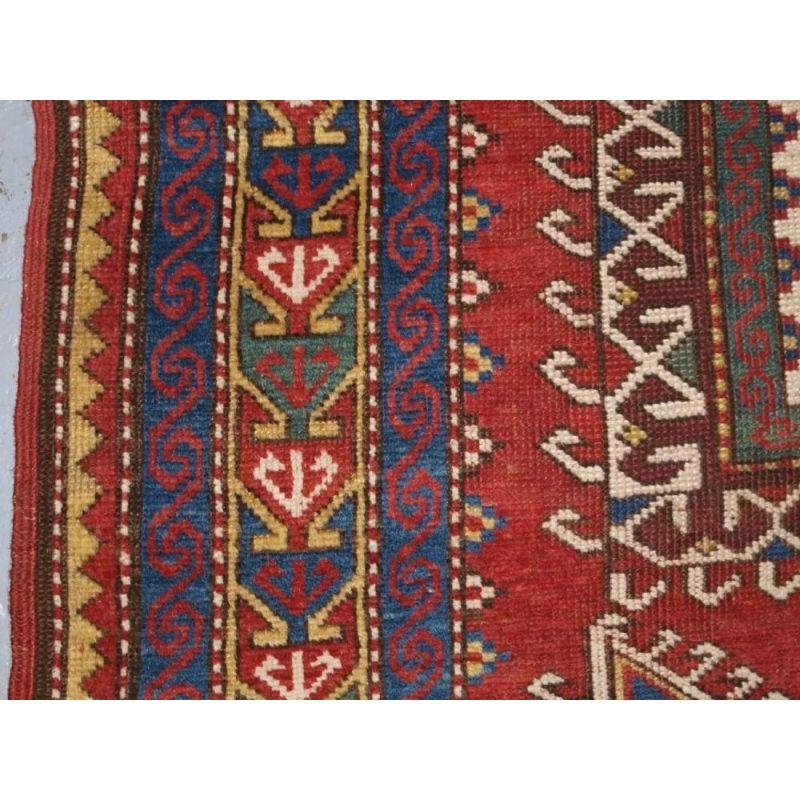 Antique Caucasian Fachralo Kazak Prayer Rug, circa 1880 In Good Condition For Sale In Moreton-In-Marsh, GB