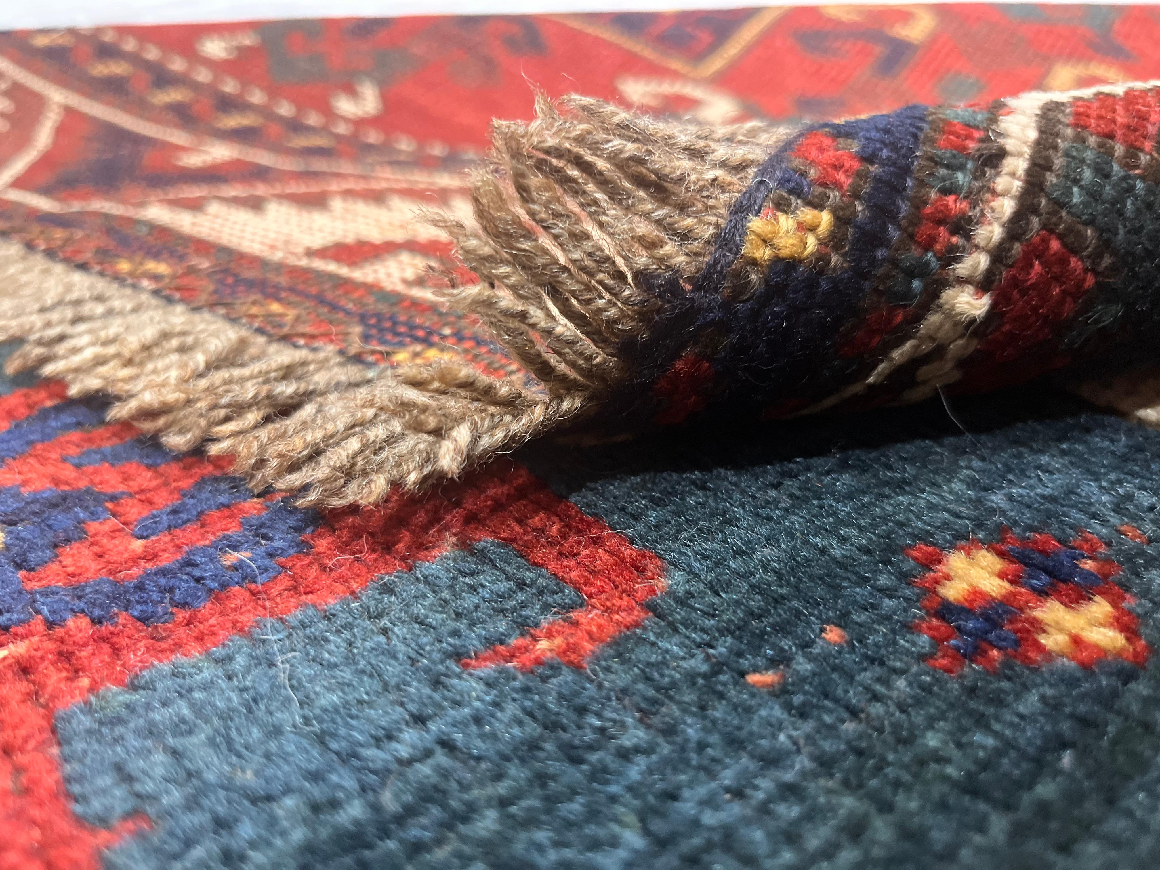 Antique Caucasian Fakhralou Kazak Rug 5’2” x 6’0