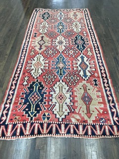 Antique Caucasian Flatweave Kilim, Circa 1900