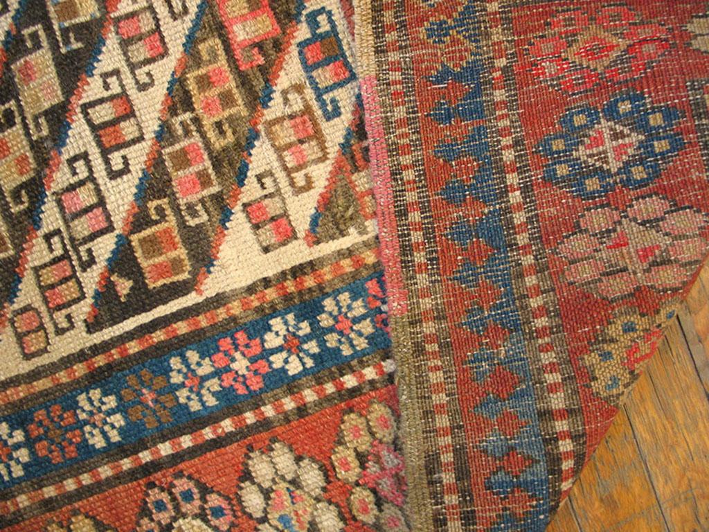 19th Century Caucasian Ganjeh Carpet ( 3'6