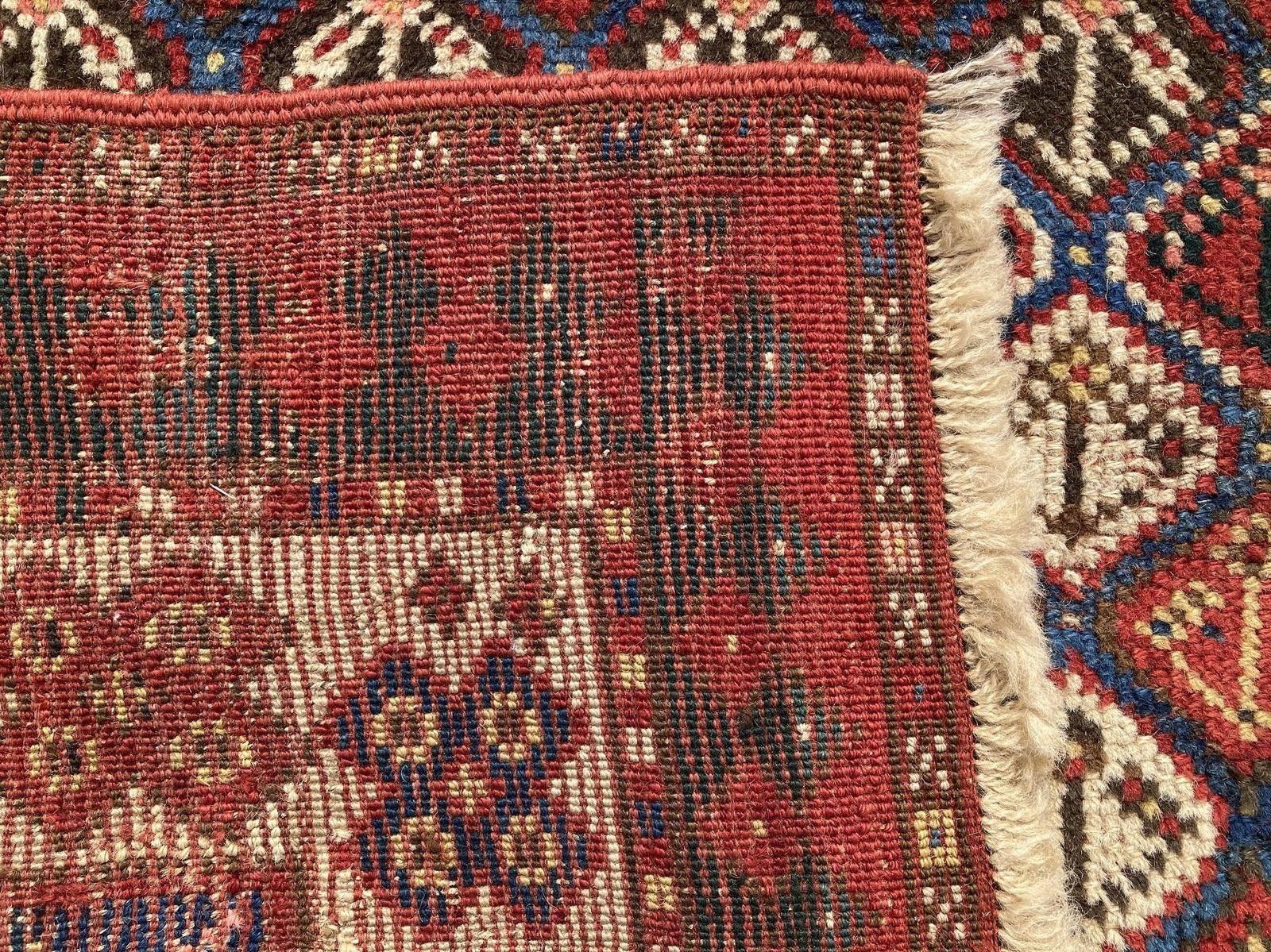 Ancien tapis de prière caucasien Gendje de 1,90 m x 0,98 m en vente 9