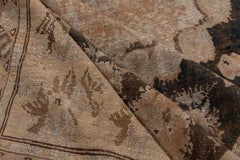 Antique Caucasian Karabagh Gallery Rug with Earth Tones